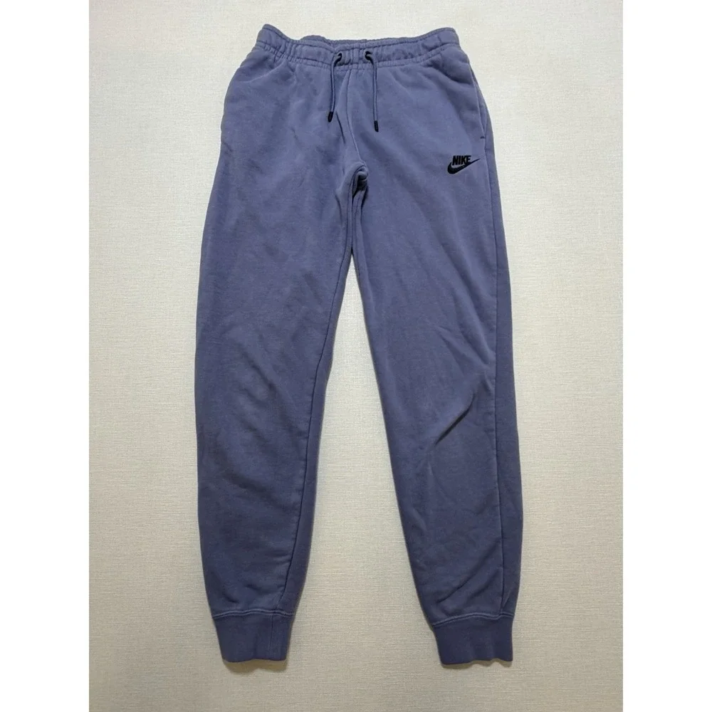 Nike Men's XS Sportswear Lightweight Open Hem Athletic Pants Blue